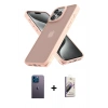 MARSİLYAN™- iPhone 13 Pro Max Kılıf Atlas Form - Siyah Bilvis 3D Mat Cam Ekran Koruyucu + Neon Fosforlu Kamera Lens - MI