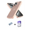 MARSİLYAN™- iPhone 13 Pro Max Kılıf Atlas Form - Siyah Bilvis 5in1 3D Magic Cam Ekran Koruyucu + Shine Kamera Lens Koruma Cam - MI