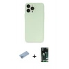 MARSİLYAN™- iPhone 13 Pro Max Kılıf Atlas Minimal Prime - Şeffaf 360 Full Body Arka Koruyucu + Shine Kamera Lens Koruma Cam - MI