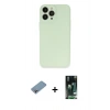 MARSİLYAN™- iPhone 13 Pro Max Kılıf Atlas Minimal Prime - Şeffaf 360 Full Body Arka Koruyucu + Shine Kamera Lens Koruma Cam - GI