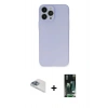 MARSİLYAN™- iPhone 13 Pro Max Kılıf Atlas Minimal Prime - Şeffaf 360 Full Body Arka Koruyucu + Pers Alüminyum Kamera Lens - SABE