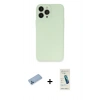 MARSİLYAN™- iPhone 13 Pro Max Kılıf Atlas Minimal Prime - Şeffaf Pasifik Cam Ekran Koruyucu + Shine Kamera Lens Koruma Cam - MI