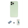 MARSİLYAN™- iPhone 13 Pro Max Kılıf Atlas Minimal Prime - Şeffaf Pasifik Cam Ekran Koruyucu + Shine Kamera Lens Koruma Cam - PE