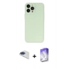 MARSİLYAN™- iPhone 13 Pro Max Kılıf Atlas Minimal Prime - Siyah Bilvis 5in1 3D Magic Cam Ekran Koruyucu + Pers Alüminyum Kamera Lens - LT