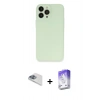 MARSİLYAN™- iPhone 13 Pro Max Kılıf Atlas Minimal Prime - Siyah Bilvis 5in1 3D Magic Cam Ekran Koruyucu + Pers Alüminyum Kamera Lens - SABE