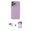 MARSİLYAN™- iPhone 13 Pro Max Kılıf Çekirdek Çizgi - Siyah Bilvis 5in1 3D Magic Cam Ekran Koruyucu + Pers Alüminyum Kamera Lens - KI
