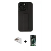 MARSİLYAN™- iPhone 13 Pro Max Kılıf Çekirdek Yansıma - Şeffaf 360 Full Body Arka Koruyucu + Pers Alüminyum Kamera Lens - GD