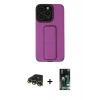 MARSİLYAN™- iPhone 13 Pro Max Kılıf Çekirdek Yansıma - Şeffaf 360 Full Body Arka Koruyucu + Raze Metal Kamera Lens - GD