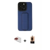 MARSİLYAN™- iPhone 13 Pro Max Kılıf Çekirdek Yansıma - Şeffaf Maxco Cam Ekran Koruyucu + Pers Alüminyum Kamera Lens - KI