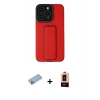 MARSİLYAN™- iPhone 13 Pro Max Kılıf Çekirdek Yansıma - Şeffaf Maxco Cam Ekran Koruyucu + Shine Kamera Lens Koruma Cam - MI