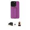 MARSİLYAN™- iPhone 13 Pro Max Kılıf Çekirdek Yansıma - Şeffaf Maxco Cam Ekran Koruyucu + Raze Metal Kamera Lens - GD