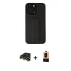 MARSİLYAN™- iPhone 13 Pro Max Kılıf Çekirdek Yansıma - Şeffaf Maxco Cam Ekran Koruyucu + Raze Metal Kamera Lens - GD