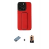 MARSİLYAN™- iPhone 13 Pro Max Kılıf Çekirdek Yansıma - Şeffaf Maxco Cam Ekran Koruyucu + Shine Kamera Lens Koruma Cam - GI