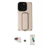 MARSİLYAN™- iPhone 13 Pro Max Kılıf Çekirdek Yansıma - Şeffaf Pasifik Cam Ekran Koruyucu + Pers Alüminyum Kamera Lens - KI