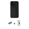 MARSİLYAN™- iPhone 13 Pro Max Kılıf Çekirdek Yansıma - Şeffaf Pasifik Cam Ekran Koruyucu + Renkli Kamera Lens Koruma Cam - YL