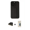 MARSİLYAN™- iPhone 13 Pro Max Kılıf Çekirdek Yansıma - Siyah 6D Mat Seramik Hayalet Nano Ekran Koruyucu + Raze Metal Kamera Lens - GD