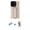 MARSİLYAN™- iPhone 13 Pro Max Kılıf Çekirdek Yansıma - Siyah Joko 5D Cam + Shine Kamera Lens Koruma Cam - MI