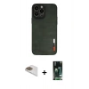 MARSİLYAN™- iPhone 13 Pro Max Kılıf Doruk Asil Koleksiyonu - Şeffaf 360 Full Body Arka Koruyucu + Pers Alüminyum Kamera Lens - GD