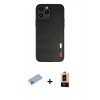 MARSİLYAN™- iPhone 13 Pro Max Kılıf Doruk Asil Koleksiyonu - Şeffaf Maxco Cam Ekran Koruyucu + Shine Kamera Lens Koruma Cam - MI