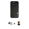 MARSİLYAN™- iPhone 13 Pro Max Kılıf Doruk Asil Koleksiyonu - Şeffaf Maxco Cam Ekran Koruyucu + Rainbow Kamera Lens Koruma Cam - KI