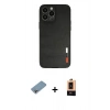 MARSİLYAN™- iPhone 13 Pro Max Kılıf Doruk Asil Koleksiyonu - Şeffaf Maxco Cam Ekran Koruyucu + Shine Kamera Lens Koruma Cam - GI