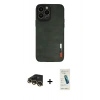 MARSİLYAN™- iPhone 13 Pro Max Kılıf Doruk Asil Koleksiyonu - Şeffaf Pasifik Cam Ekran Koruyucu + Raze Metal Kamera Lens - GD