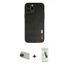 MARSİLYAN™- iPhone 13 Pro Max Kılıf Doruk Asil Koleksiyonu - Şeffaf Pasifik Cam Ekran Koruyucu + Rainbow Kamera Lens Koruma Cam - KI