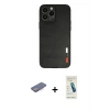 MARSİLYAN™- iPhone 13 Pro Max Kılıf Doruk Asil Koleksiyonu - Şeffaf Pasifik Cam Ekran Koruyucu + Renkli Kamera Lens Koruma Cam - PE