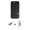MARSİLYAN™- iPhone 13 Pro Max Kılıf Doruk Asil Koleksiyonu - Şeffaf Pasifik Cam Ekran Koruyucu + Shine Kamera Lens Koruma Cam - PE