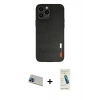 MARSİLYAN™- iPhone 13 Pro Max Kılıf Doruk Asil Koleksiyonu - Şeffaf Pasifik Cam Ekran Koruyucu + Rainbow Kamera Lens Koruma Cam - MI