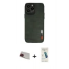 MARSİLYAN™- iPhone 13 Pro Max Kılıf Doruk Asil Koleksiyonu - Şeffaf Pasifik Cam Ekran Koruyucu + Rainbow Kamera Lens Koruma Cam - KI