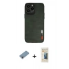 MARSİLYAN™- iPhone 13 Pro Max Kılıf Doruk Asil Koleksiyonu - Siyah 6D Mat Seramik Hayalet Nano Ekran Koruyucu + Gökkuşağı Shine Kamera Lens Koruma Cam