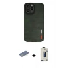 MARSİLYAN™- iPhone 13 Pro Max Kılıf Doruk Asil Koleksiyonu - Siyah Bilvis Hayalet Cam Ekran Koruyucu + Renkli Kamera Lens Koruma Cam - YL