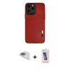 MARSİLYAN™- iPhone 13 Pro Max Kılıf Doruk Asil Koleksiyonu - Siyah Joko 5D Cam + Pers Alüminyum Kamera Lens - GD