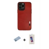 MARSİLYAN™- iPhone 13 Pro Max Kılıf Doruk Asil Koleksiyonu - Siyah Joko 5D Cam + Shine Kamera Lens Koruma Cam - MI
