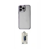 MARSİLYAN™- iPhone 13 Pro Max Kılıf Doruk Doku Prime - Siyah Bilvis Hayalet Cam Ekran Koruyucu