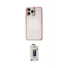 MARSİLYAN™- iPhone 13 Pro Max Kılıf Doruk Doku Prime - Siyah Bilvis Hayalet Cam Ekran Koruyucu