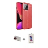 MARSİLYAN™- iPhone 13 Pro Max Kılıf Doruk Klasik Özel Seri - Siyah Joko 5D Cam + Rainbow Kamera Lens Koruma Cam - KI