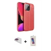 MARSİLYAN™- iPhone 13 Pro Max Kılıf Doruk Klasik Özel Seri - Siyah Joko 5D Cam + Pers Alüminyum Kamera Lens - GI