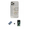 MARSİLYAN™- iPhone 13 Pro Max Kılıf Eksen Asil Prime - Şeffaf 360 Full Body Arka Koruyucu + Açık Yeşil Metal Kamera Lens Koruma Cam