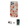 MARSİLYAN™- iPhone 13 Pro Max Kılıf Eksen Asil Prime - Şeffaf 360 Full Body Arka Koruyucu + Rainbow Kamera Lens Koruma Cam - KI