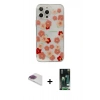 MARSİLYAN™- iPhone 13 Pro Max Kılıf Eksen Asil Prime - Şeffaf 360 Full Body Arka Koruyucu + Pers Alüminyum Kamera Lens - GI