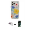 MARSİLYAN™- iPhone 13 Pro Max Kılıf Eksen Asil Prime - Şeffaf 360 Full Body Arka Koruyucu + Pers Alüminyum Kamera Lens - GI