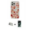 MARSİLYAN™- iPhone 13 Pro Max Kılıf Eksen Asil Prime - Şeffaf 360 Full Body Arka Koruyucu + Rainbow Kamera Lens Koruma Cam - REGD