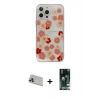 MARSİLYAN™- iPhone 13 Pro Max Kılıf Eksen Asil Prime - Şeffaf 360 Full Body Arka Koruyucu + Rainbow Kamera Lens Koruma Cam - MR