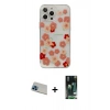 MARSİLYAN™- iPhone 13 Pro Max Kılıf Eksen Asil Prime - Şeffaf 360 Full Body Arka Koruyucu + Rainbow Kamera Lens Koruma Cam - MI
