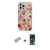 MARSİLYAN™- iPhone 13 Pro Max Kılıf Eksen Asil Prime - Şeffaf 360 Full Body Arka Koruyucu + Shine Kamera Lens Koruma Cam - MI