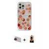 MARSİLYAN™- iPhone 13 Pro Max Kılıf Eksen Asil Prime - Şeffaf Maxco Cam Ekran Koruyucu + Rainbow Kamera Lens Koruma Cam - KI
