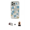 MARSİLYAN™- iPhone 13 Pro Max Kılıf Eksen Asil Prime - Şeffaf Maxco Cam Ekran Koruyucu + Rainbow Kamera Lens Koruma Cam - KI