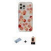 MARSİLYAN™- iPhone 13 Pro Max Kılıf Eksen Asil Prime - Şeffaf Maxco Cam Ekran Koruyucu + Shine Kamera Lens Koruma Cam - MI